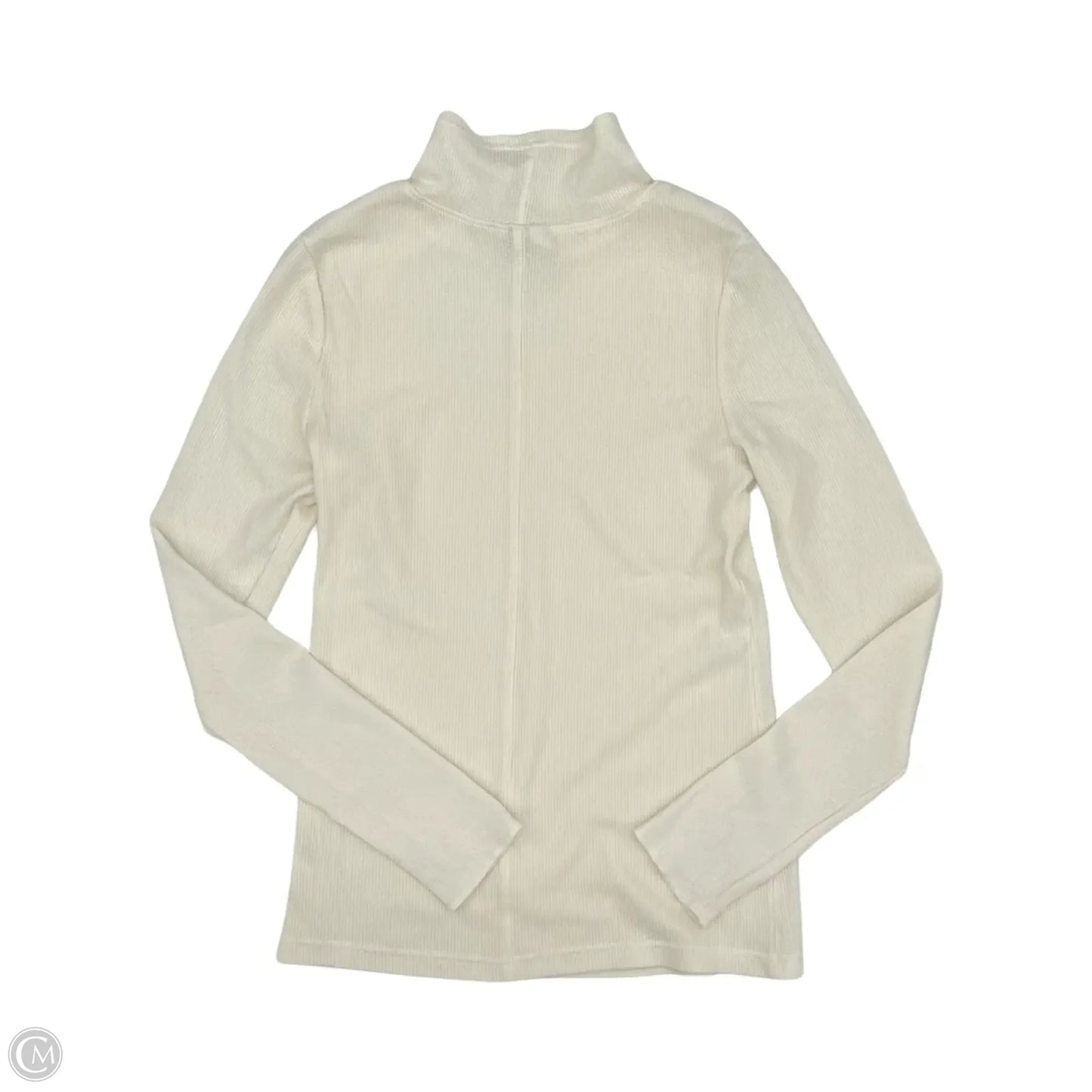 Top Long Sleeve By Universal Thread In Cream, Size: M