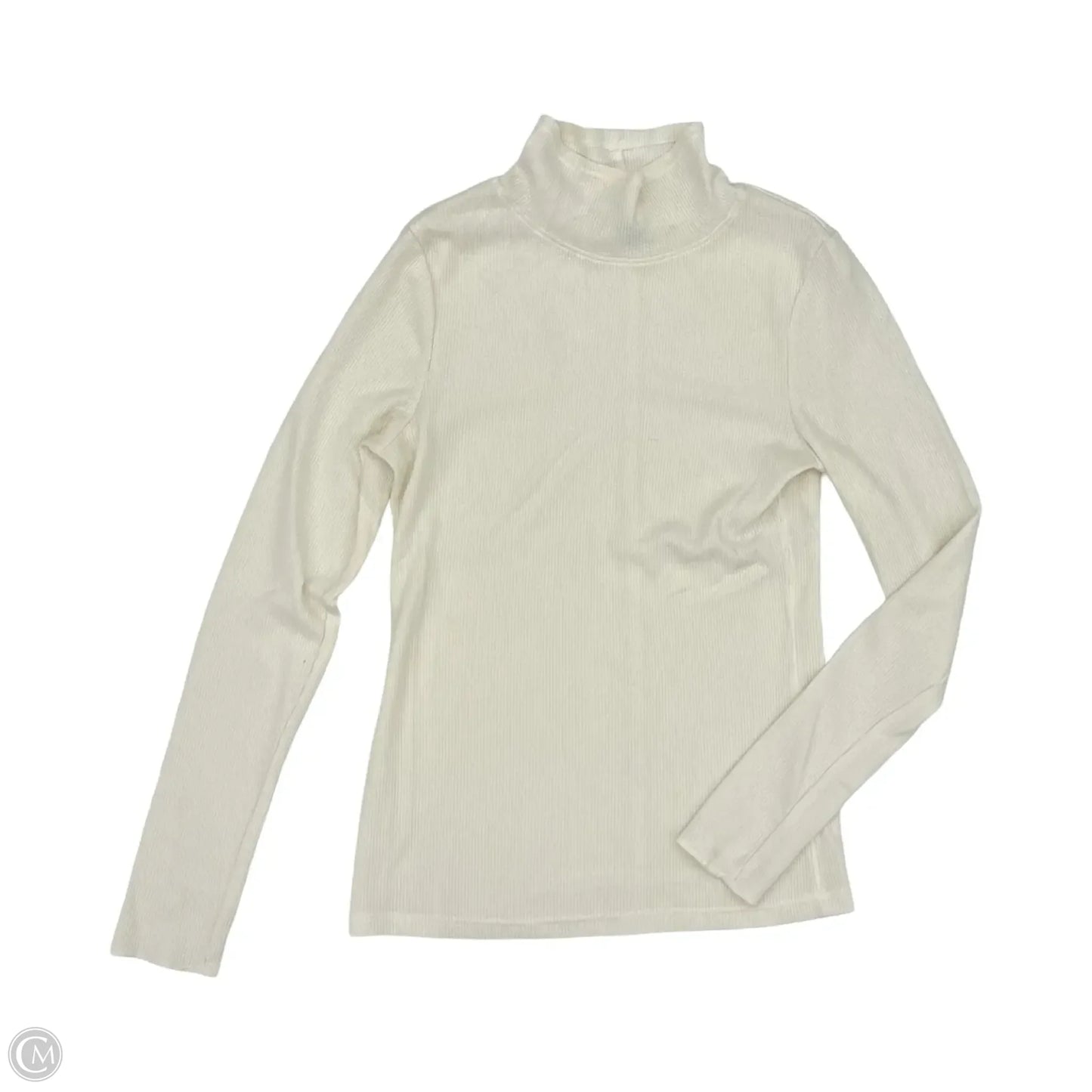Top Long Sleeve By Universal Thread In Cream, Size: M