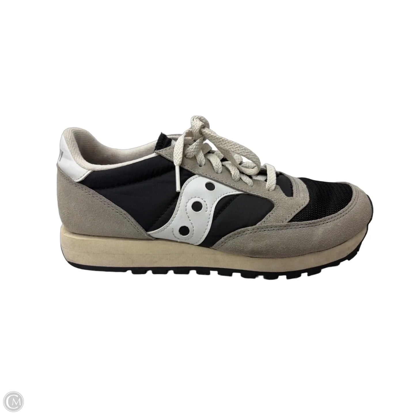 Shoes Sneakers By Saucony In Black & Tan, Size: 8.5