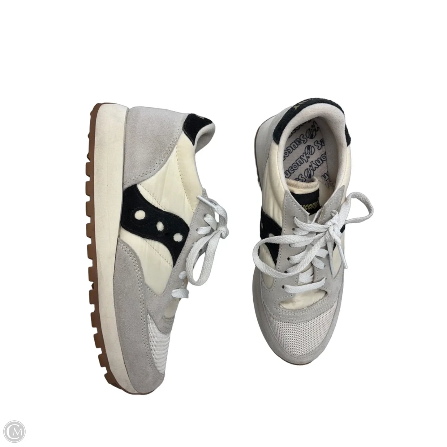 Shoes Sneakers By Saucony In Black & Tan, Size: 8