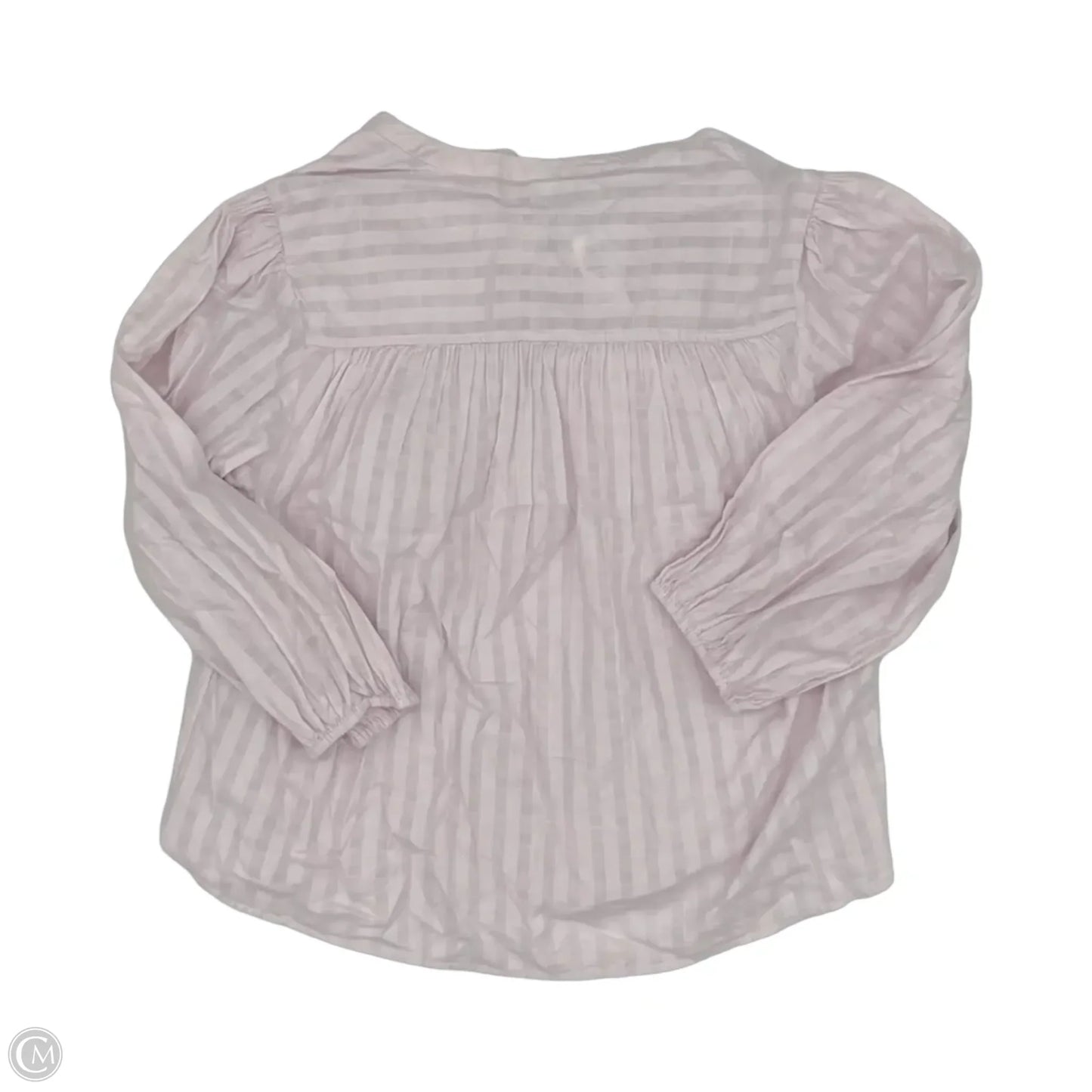 Blouse Long Sleeve By Old Navy In Purple, Size: M