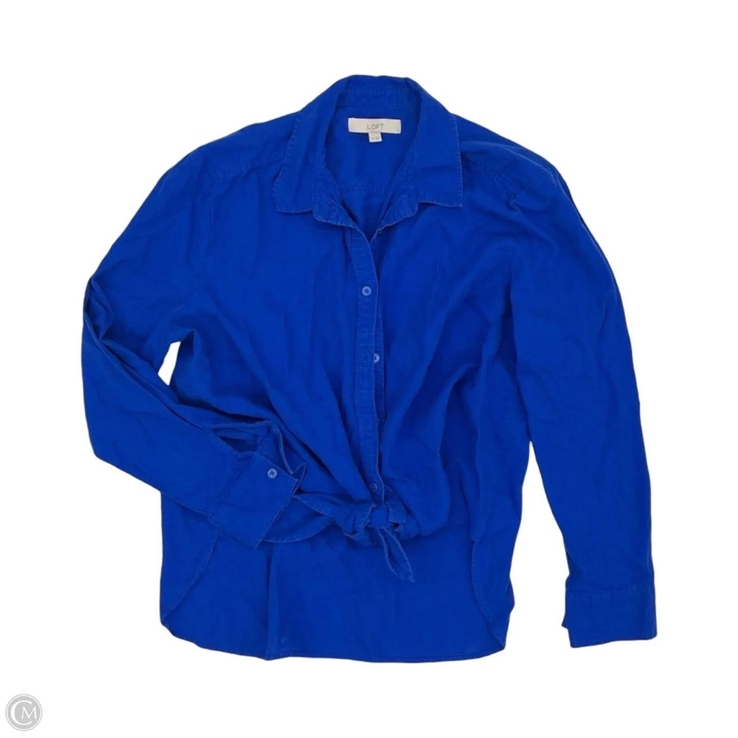 Top Long Sleeve By Loft In Blue, Size: Xs
