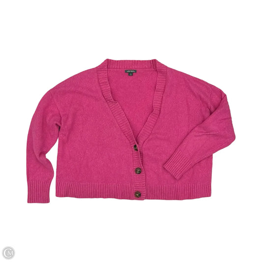 Sweater Cardigan By Wild Fable In Pink, Size: M