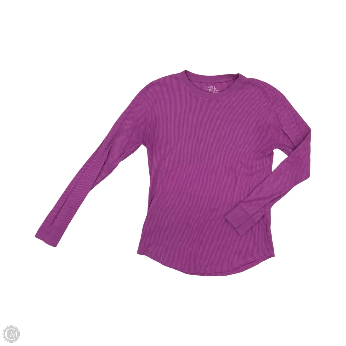 Top Long Sleeve By Time And Tru In Purple, Size: S