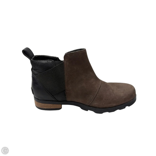 Boots Leather By Sorel In Brown, Size: 9