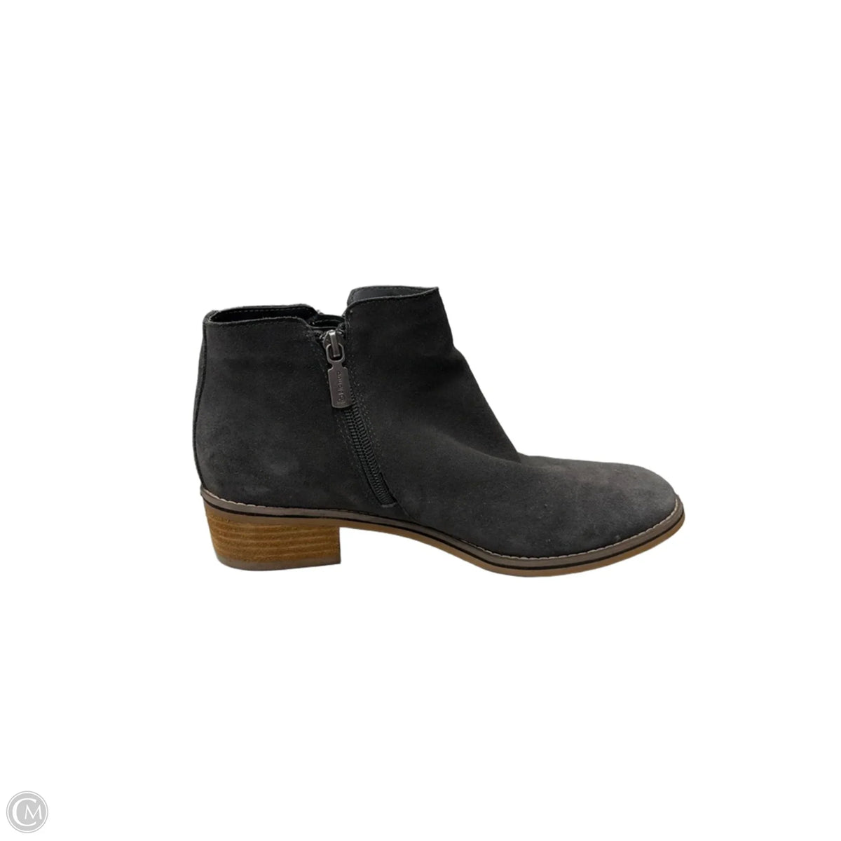 Boots Ankle Heels By Blondo In Grey, Size: 9