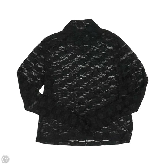 Blouse Long Sleeve By Cmf In Black, Size: 2x