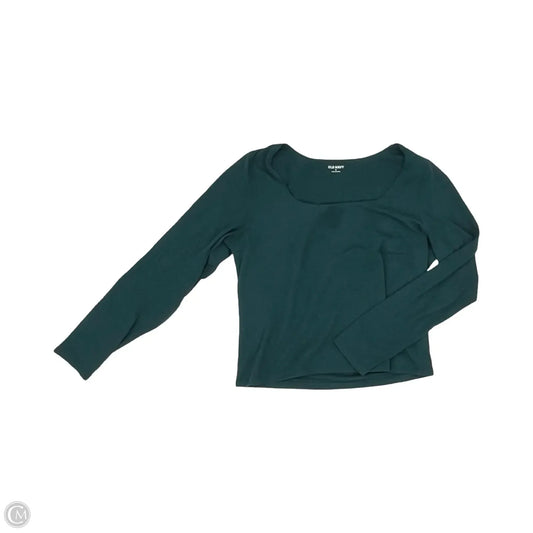 Top Long Sleeve By Old Navy In Green, Size: Xl