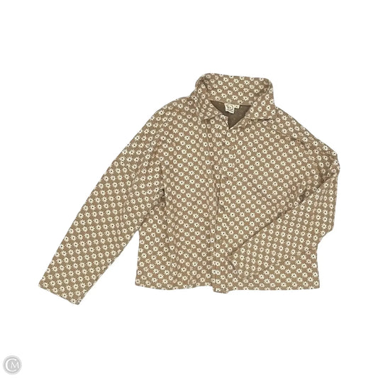 Jacket Shirt By Grace & Emma In Floral Print, Size: Xl