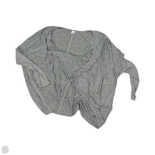 Top Long Sleeve By Livi Active In Grey, Size: 3x