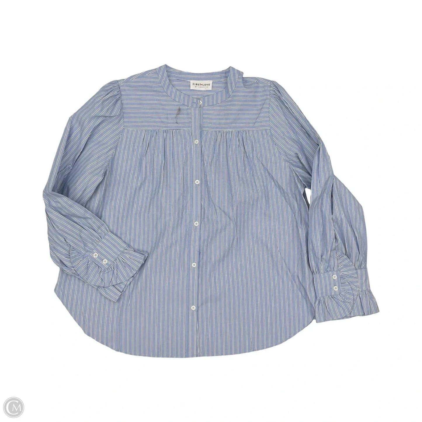 Top Long Sleeve By First Love In Striped Pattern, Size: 3x