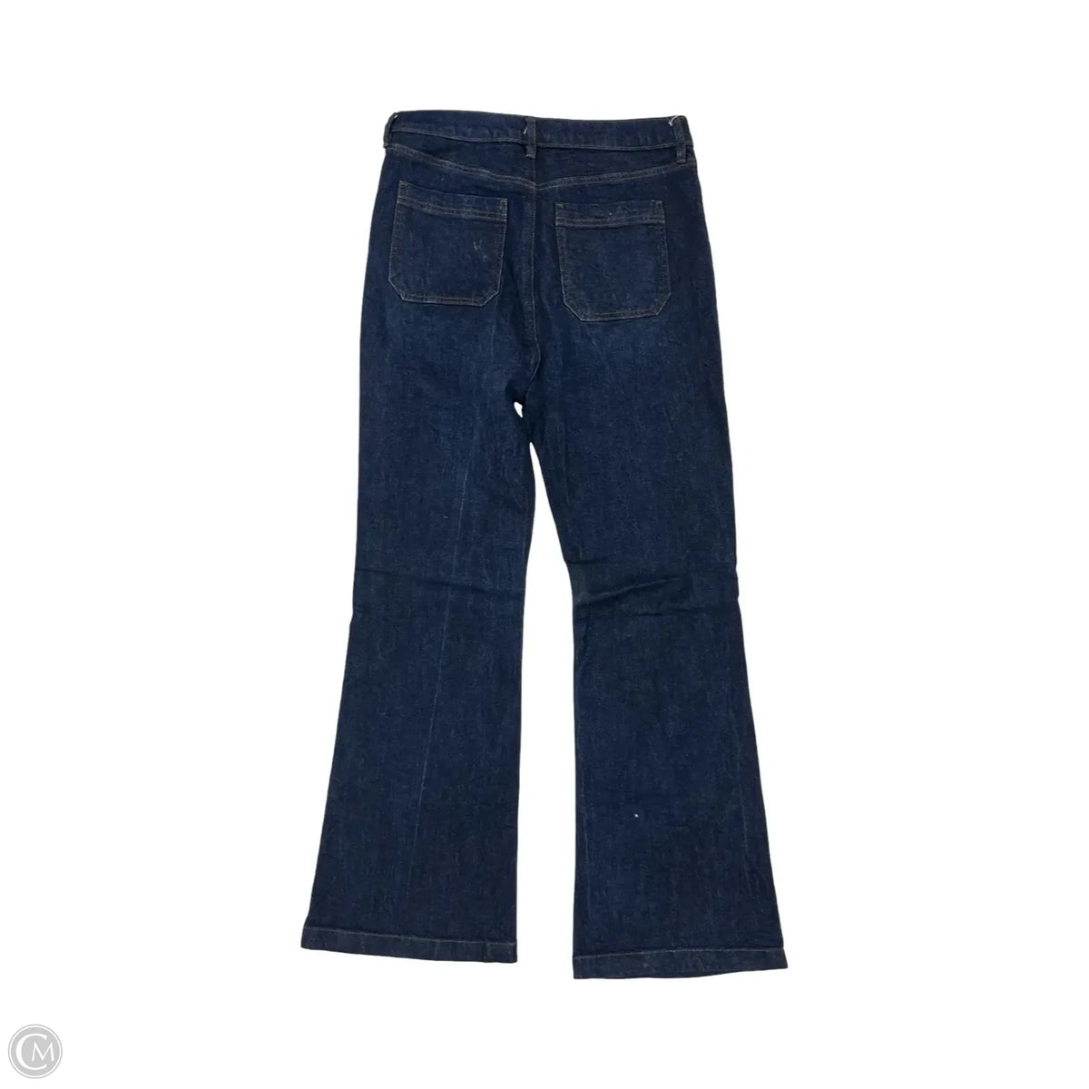 Jeans Flared By Loft In Blue Denim, Size: 8