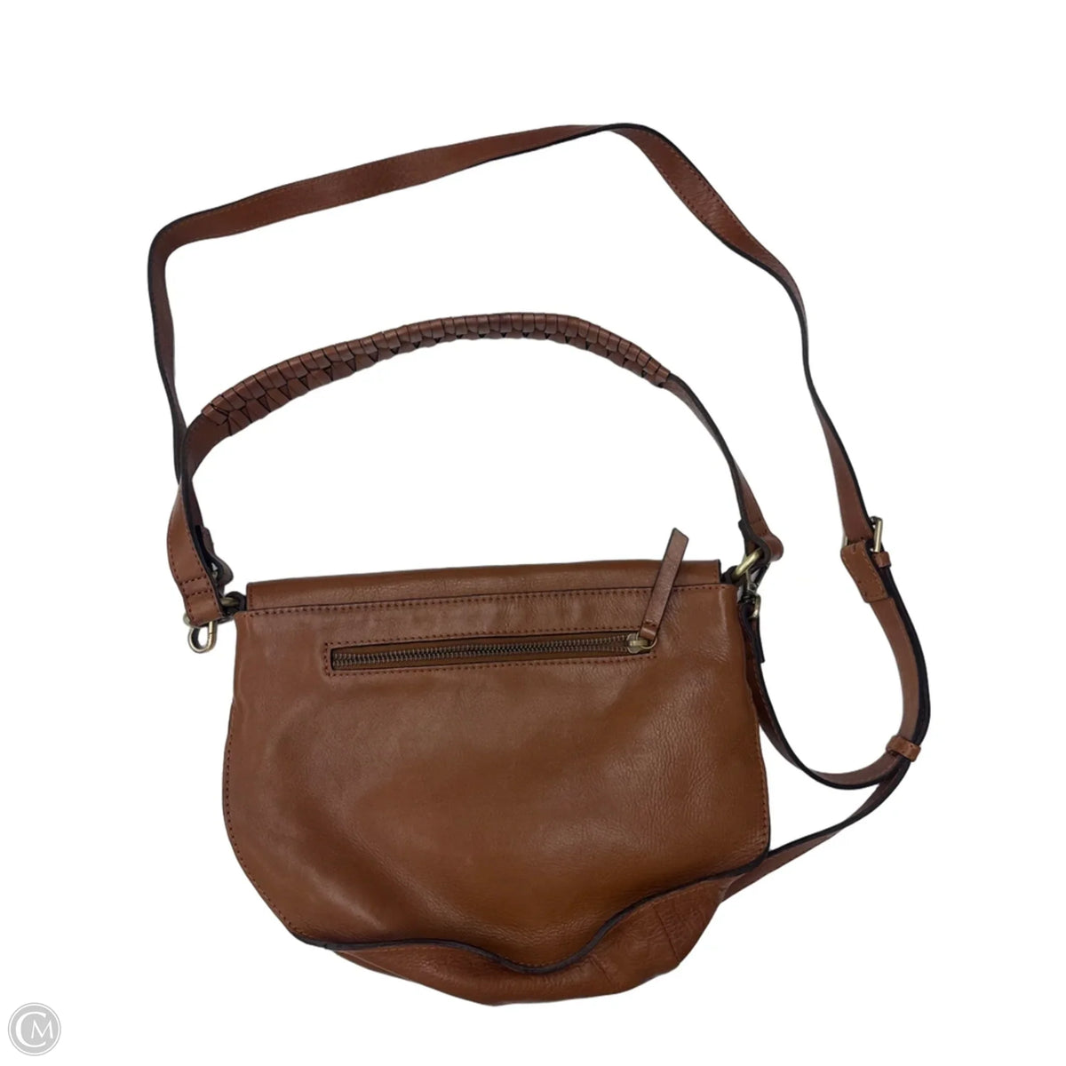 Crossbody Leather By Cme, Size: Medium