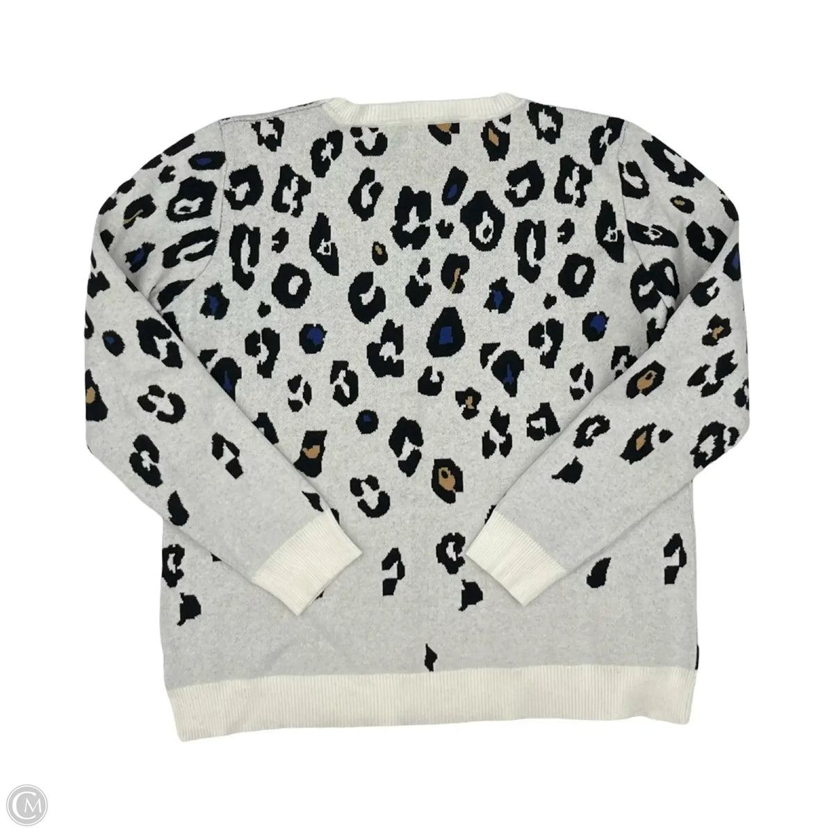 Sweater By Andree By Unit In Leopard Print, Size: L