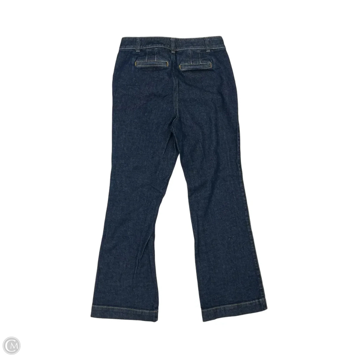 Jeans Flared By Talbots In Blue Denim, Size: 4p