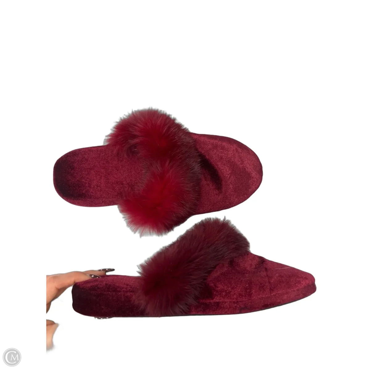 Slippers By Cme In Red, Size: 9.5
