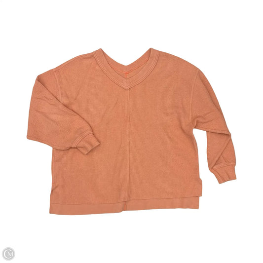 Top Long Sleeve By Zenana Outfitters In Brown, Size: Xl