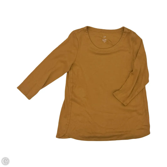 Top Long Sleeve By J. Jill In Brown, Size: Mp