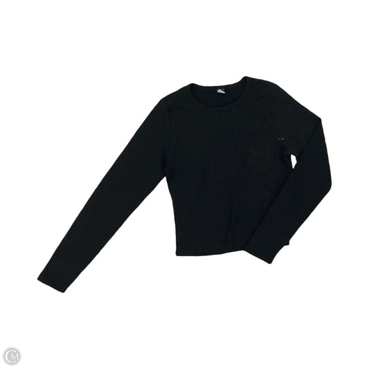 Top Long Sleeve By Old Navy In Black, Size: S