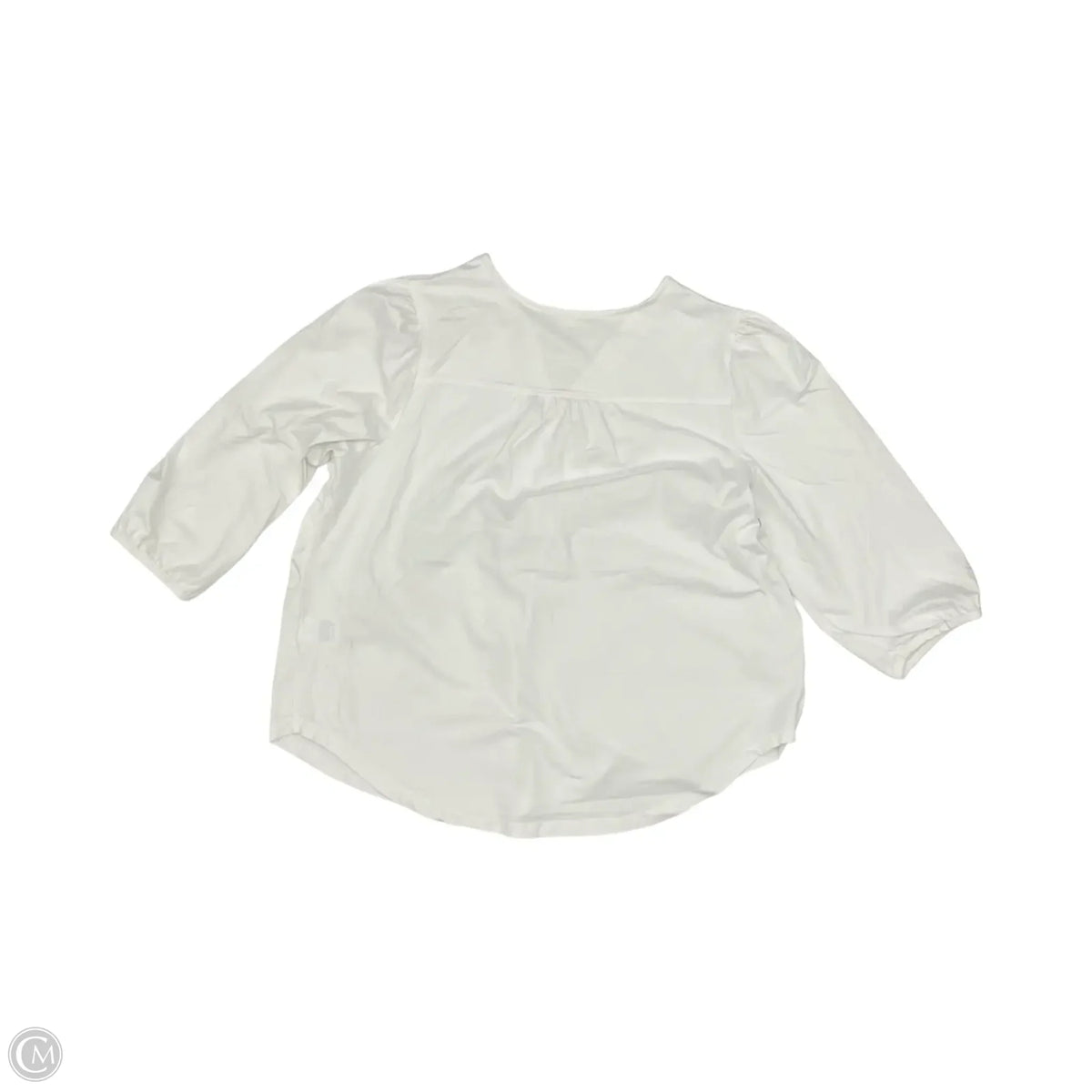 Top 3/4 Sleeve By Lands End In White, Size: 1x