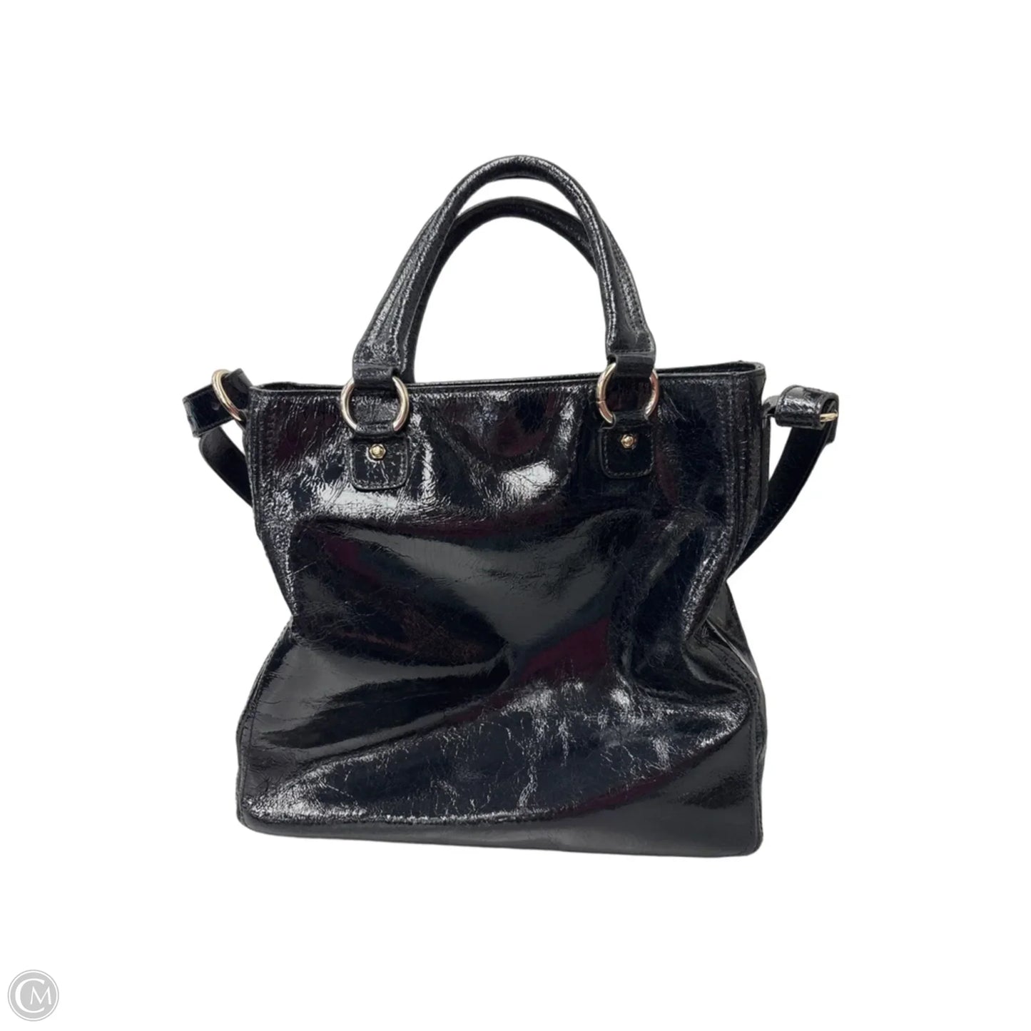 Handbag Leather By Liz Claiborne, Size: Medium