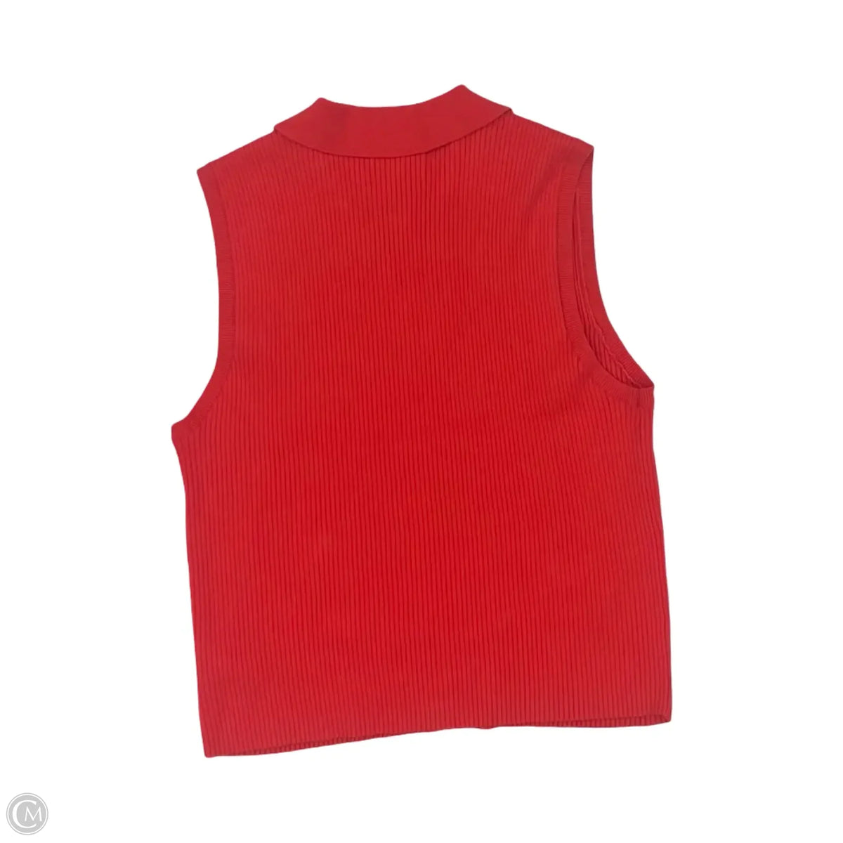 Vest Sweater By Old Navy In Red, Size: Xl