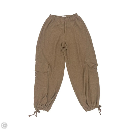 Pants Joggers By Zara In Brown, Size: S