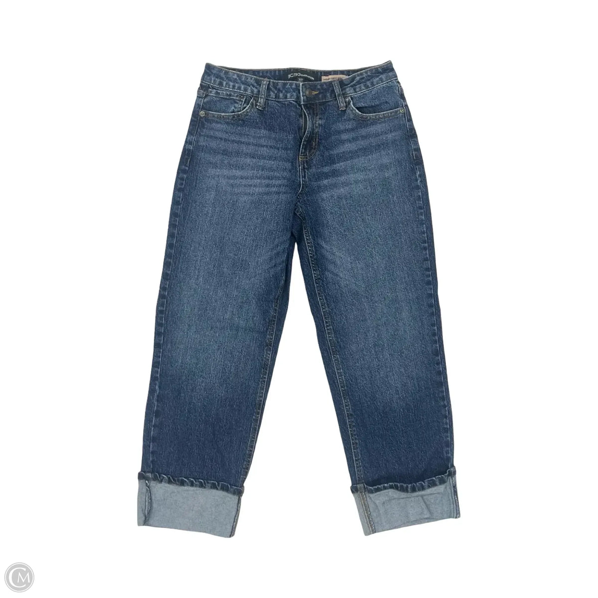 Jeans Straight By Bcbgeneration In Blue Denim, Size: 4
