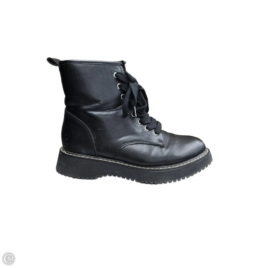 Boots Combat By Madden Girl In Black, Size: 8.5