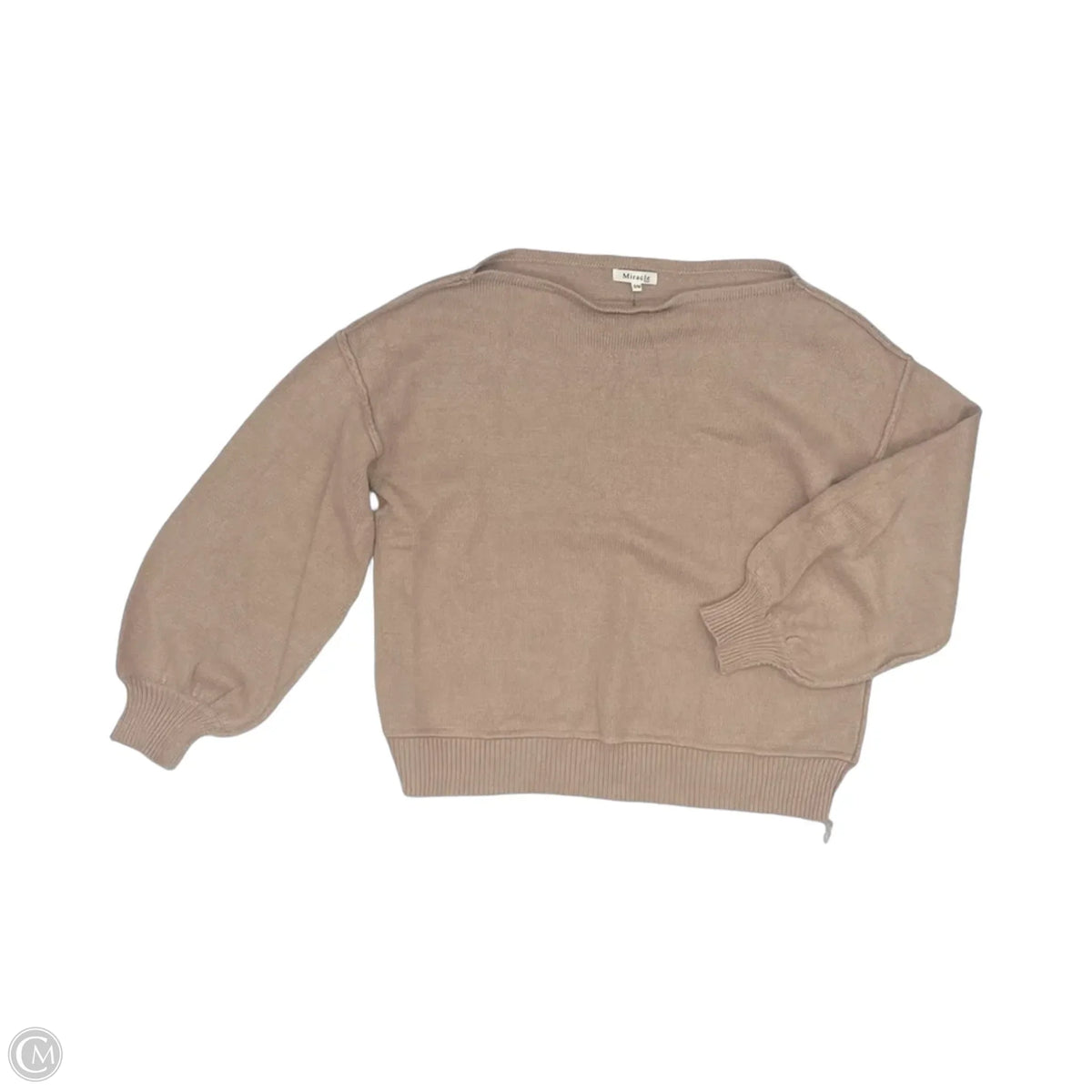 Sweater By Miracle In Brown, Size: S