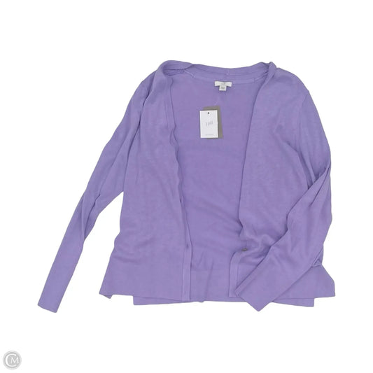 Cardigan By J. Jill In Purple, Size: Xsp