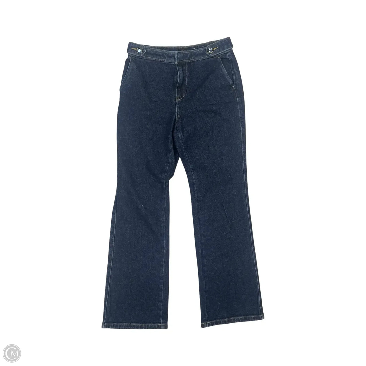 Jeans Flared By Talbots In Blue Denim, Size: 2p