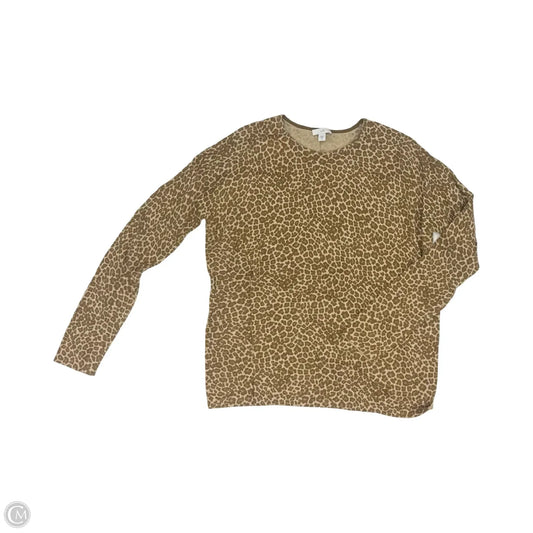 Sweater By J. Jill In Animal Print, Size: Xs