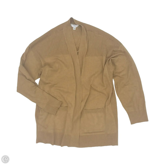Cardigan By Time And Tru In Brown, Size: Xxxl