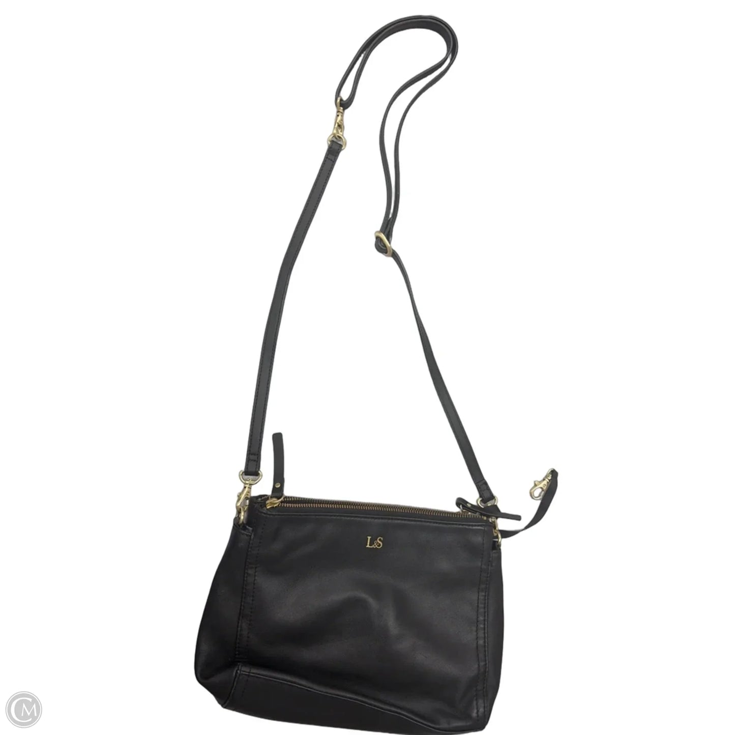 Crossbody Leather By Cma, Size: Medium