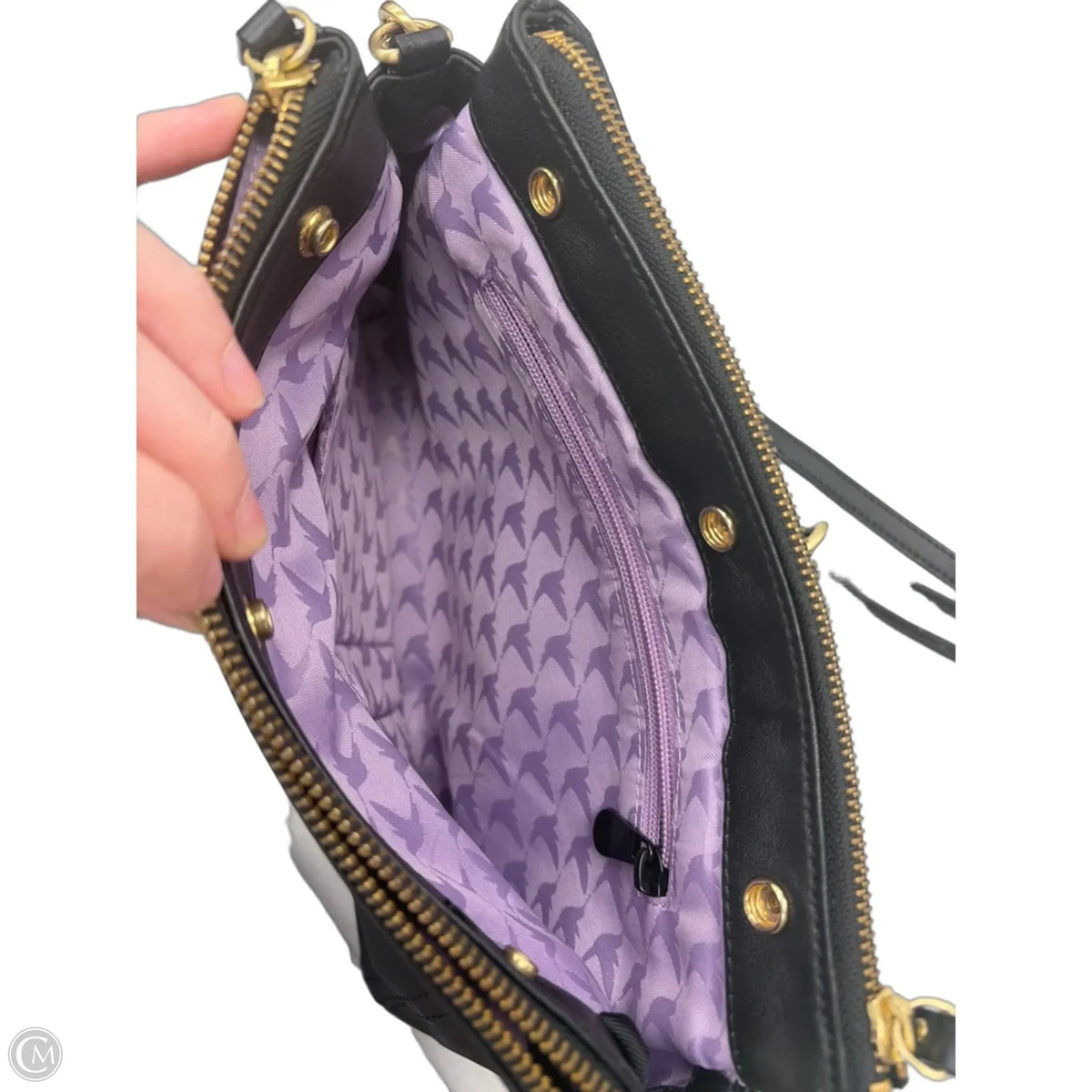 Crossbody Leather By Cma, Size: Medium