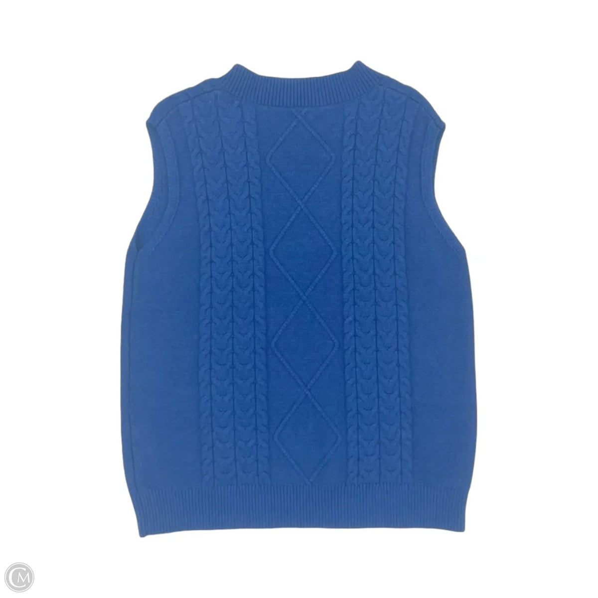 Vest Sweater By Cmf In Blue, Size: Xl