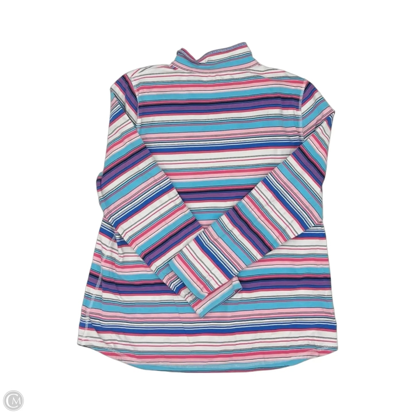 Top Long Sleeve By Talbots In Striped Pattern, Size: Xl