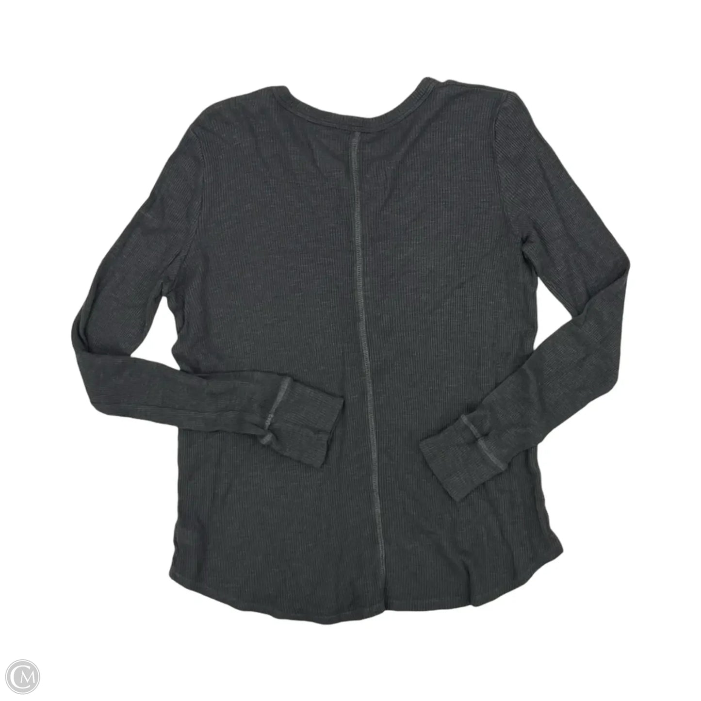 Top Long Sleeve By Aerie In Grey, Size: M