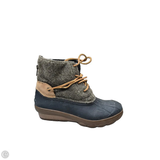 Boots Rain By Sperry In Black & Brown, Size: 7
