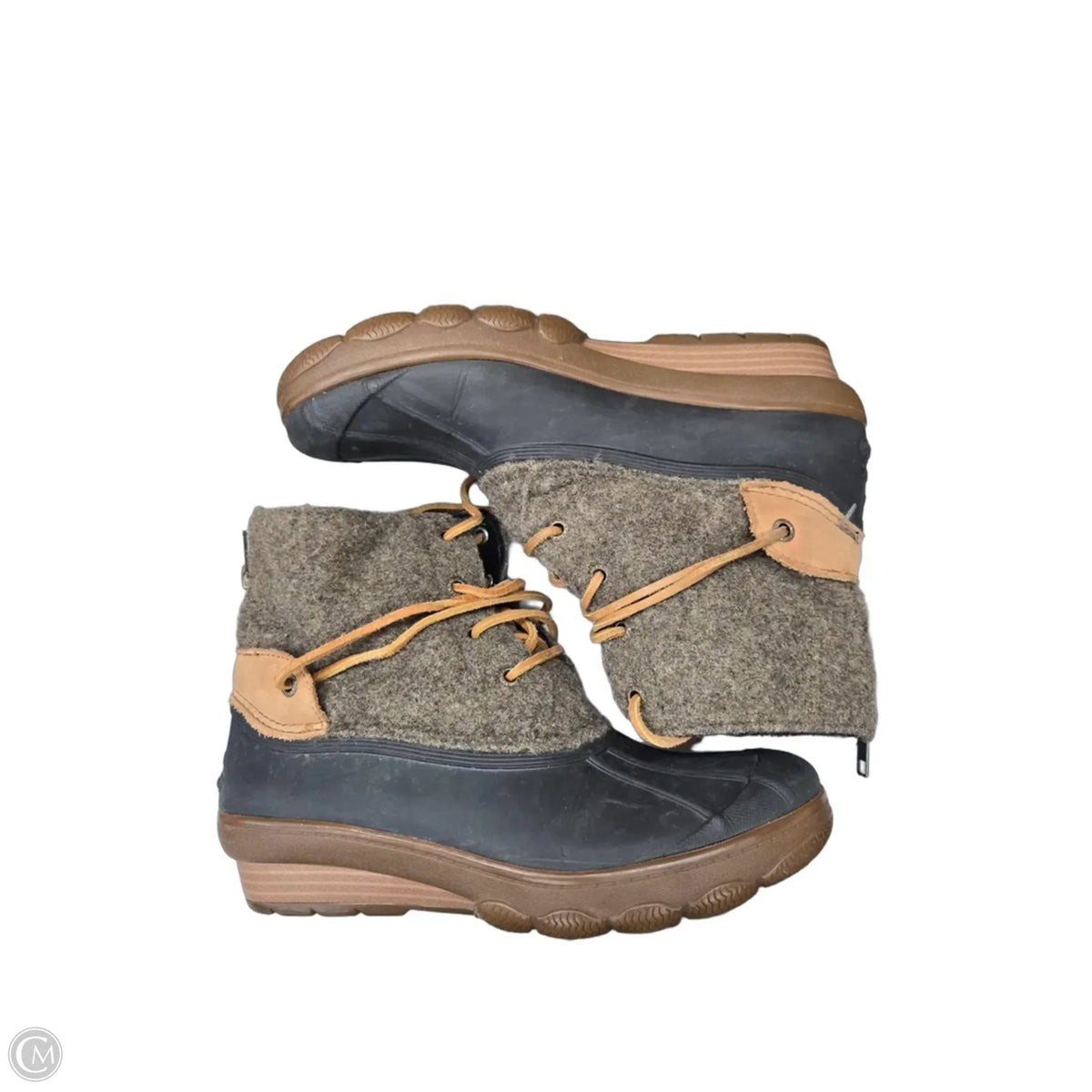 Boots Rain By Sperry In Black & Brown, Size: 7