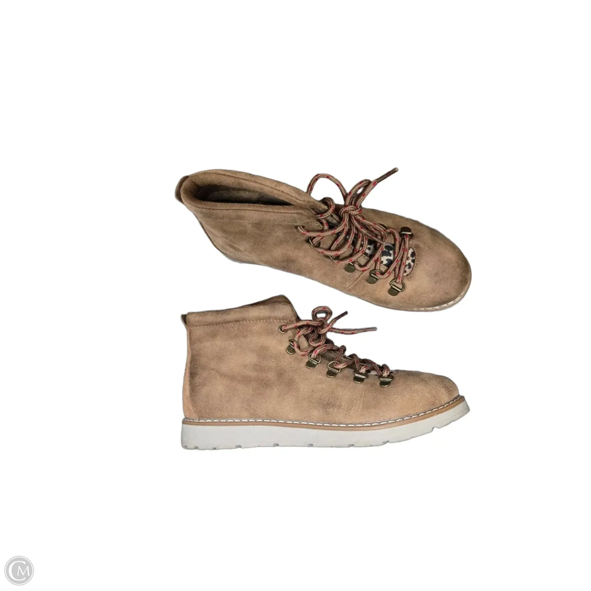 Boots Ankle Flats By Bobs In Brown, Size: 8