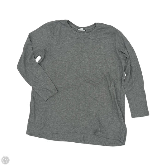 Top Long Sleeve By J. Jill In Grey, Size: L