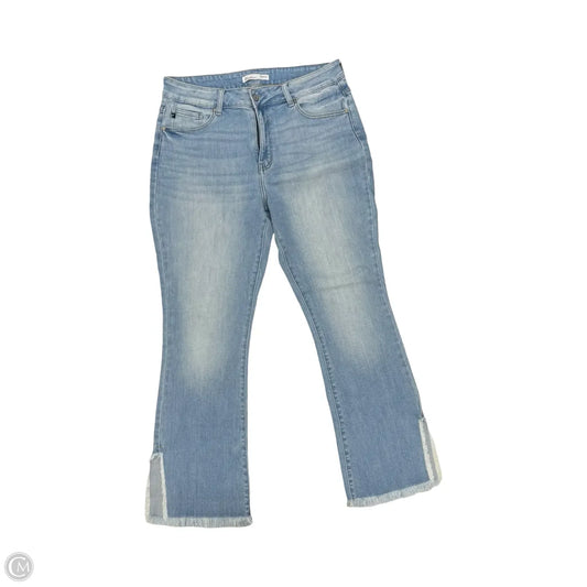 Jeans Boot Cut By Kancan In Blue Denim, Size: 16