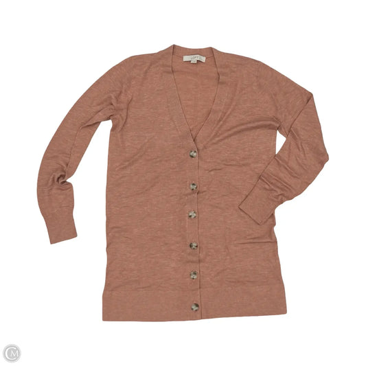 Cardigan By Loft In Orange, Size: M