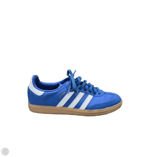 Shoes Sneakers By Adidas In Blue & Cream, Size: 5.5