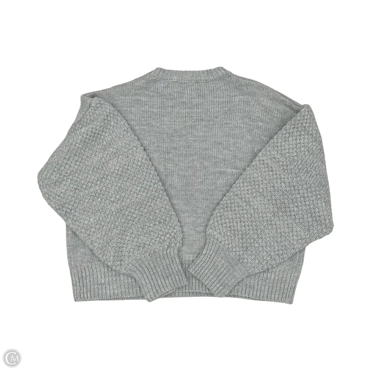 Sweater By Davi & Dani In Grey, Size: 1x
