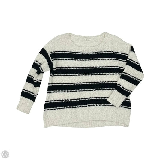 Sweater By Maurices In Black & Cream, Size: Xl