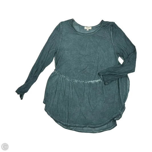 Top Long Sleeve By Umgee In Green, Size: M