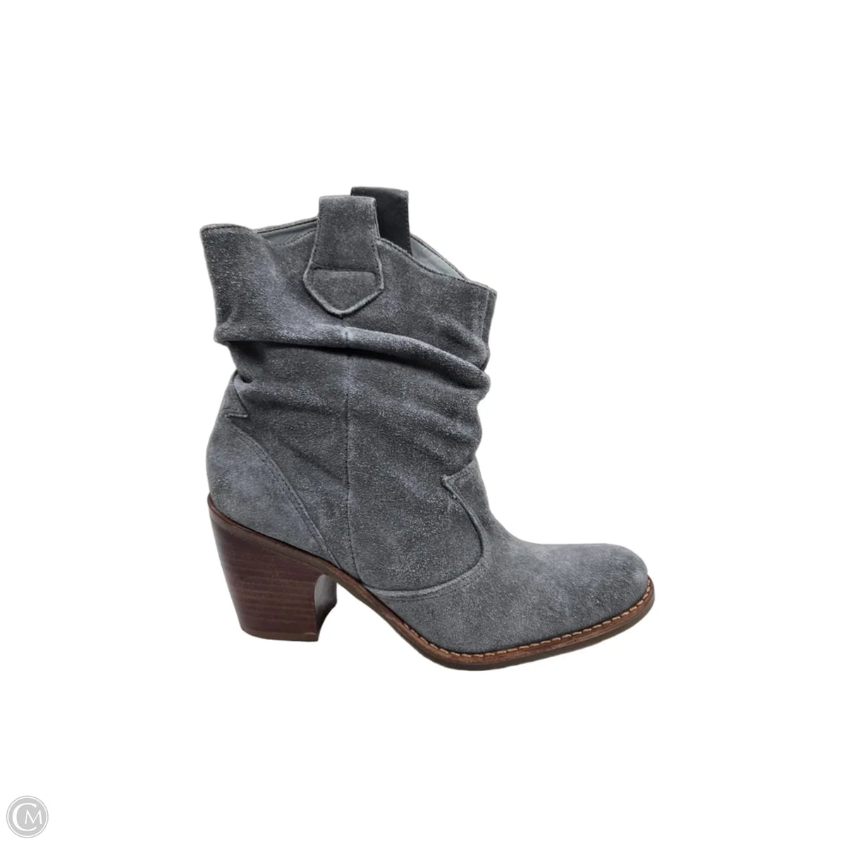 Boots Leather By J. Jill In Grey, Size: 7